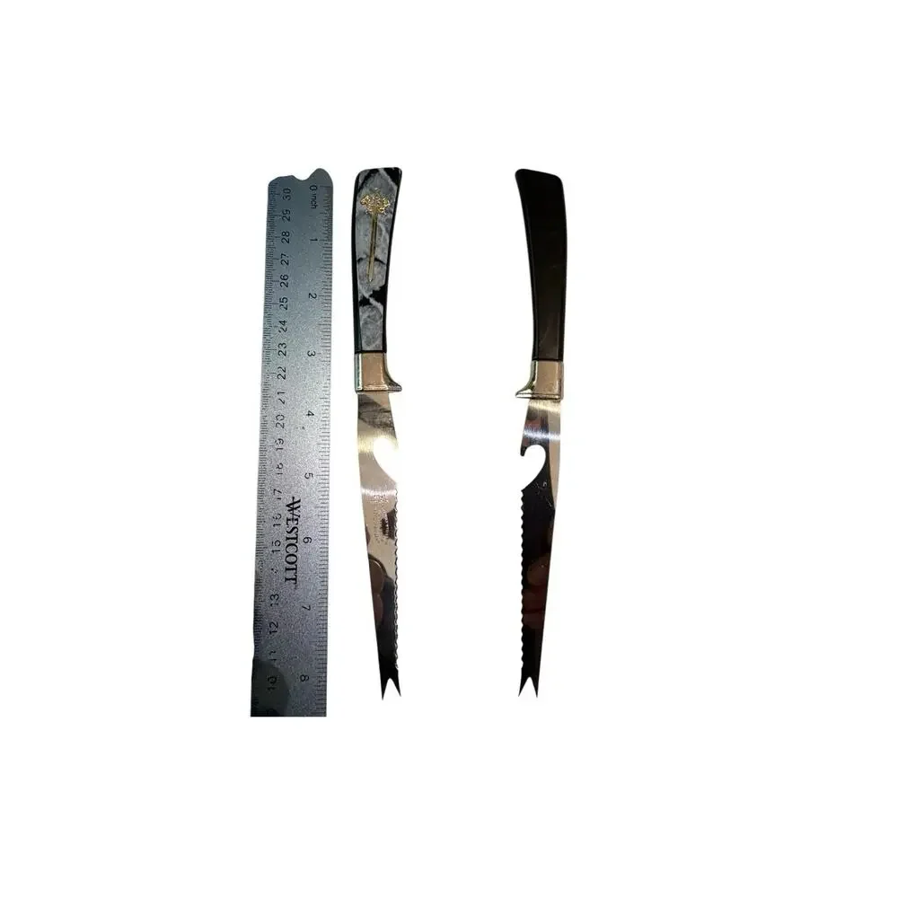 Swords Of Camelot Lifetime Cutlery Sheffield England 12 Stainless Steel Knives
